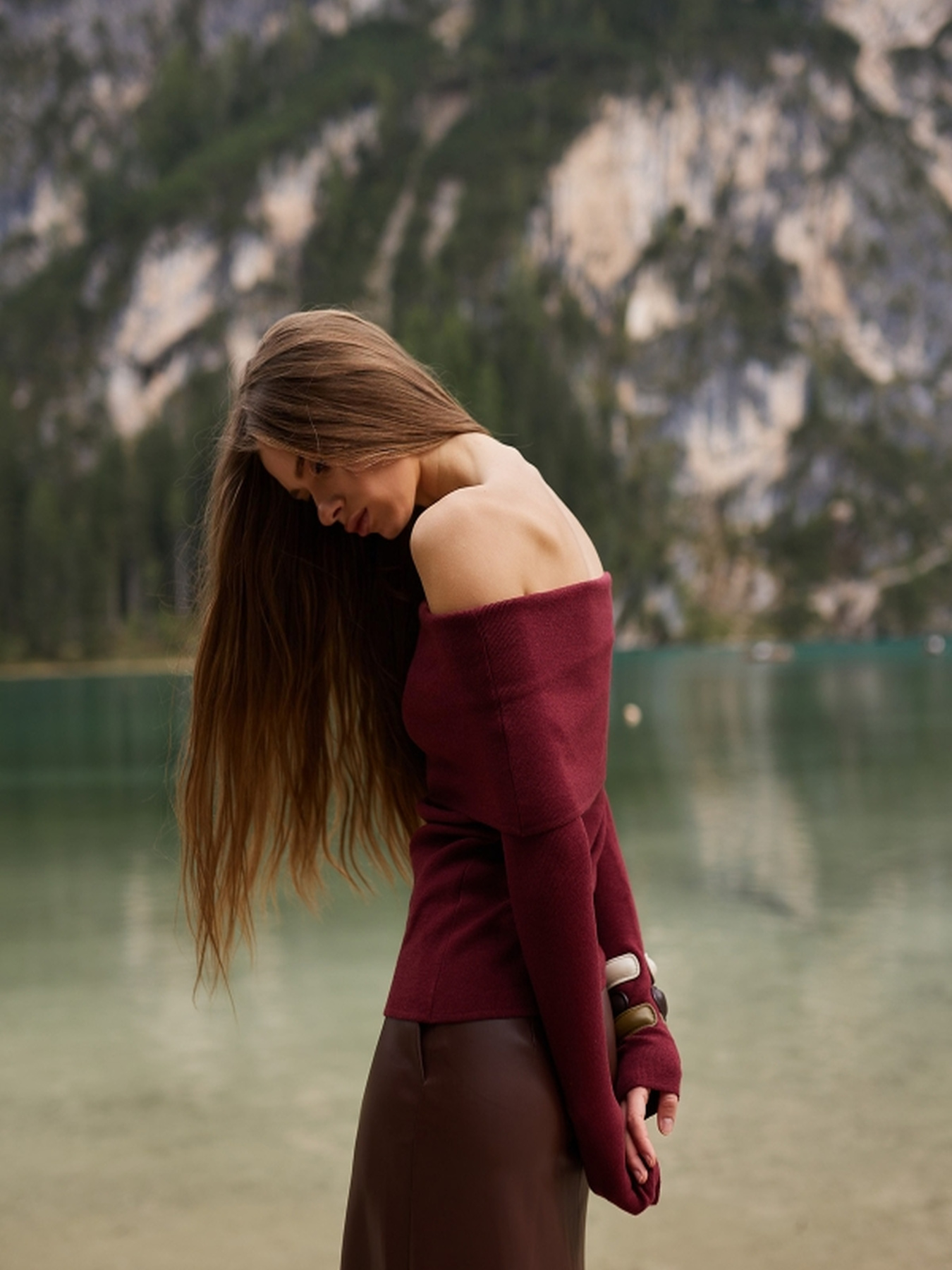 Джемпер TrikoBakh модель 2796-marsala Фото