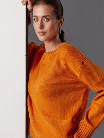 Джемпер TrikoBakh модель 2760-pomaranchevij Фото