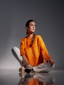 Джемпер TrikoBakh модель 2760-pomaranchevij Фото