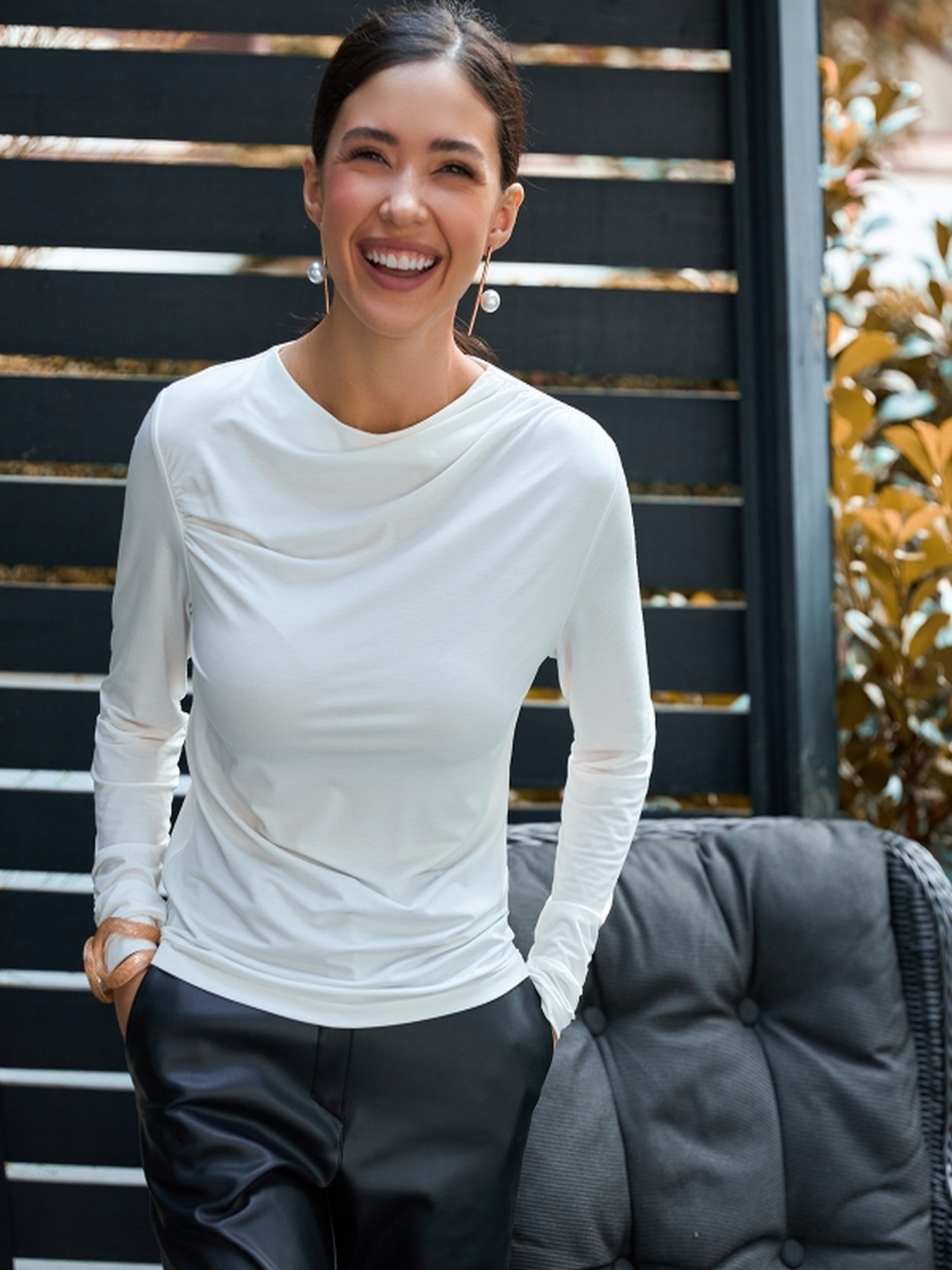 Лонгслив TrikoBakh модель 3027-molochnij Фото