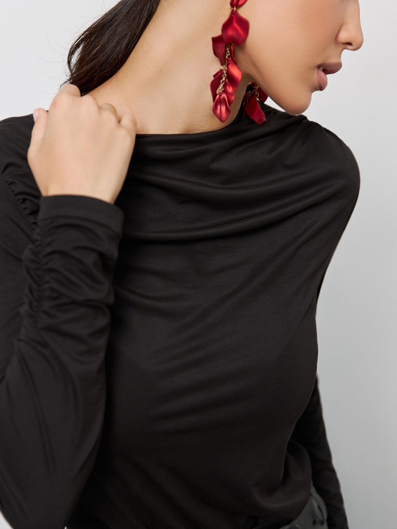 Лонгслів TrikoBakh модель 3027-chornij Фото