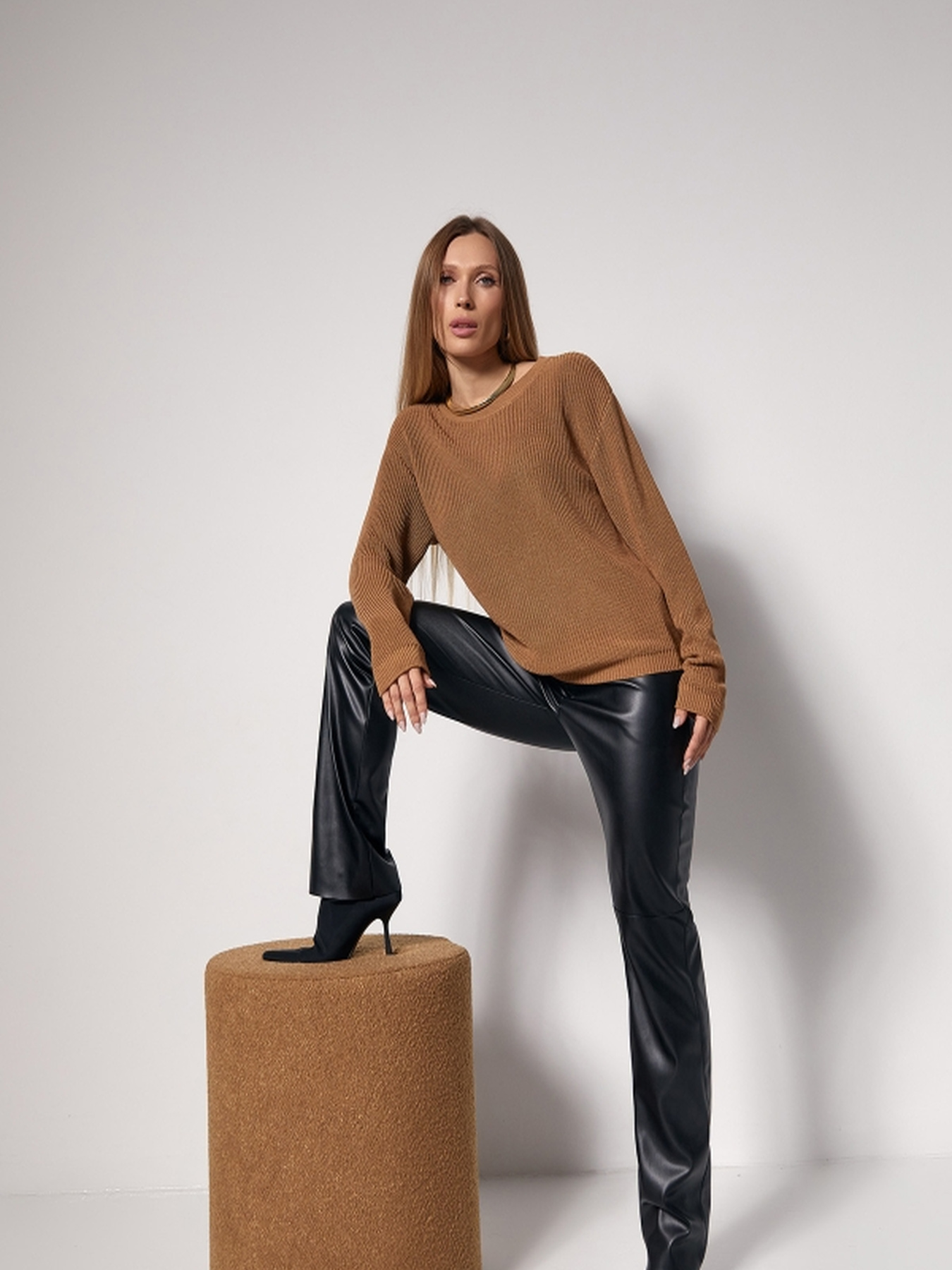 Джемпер TrikoBakh модель 2781-karamelx Фото