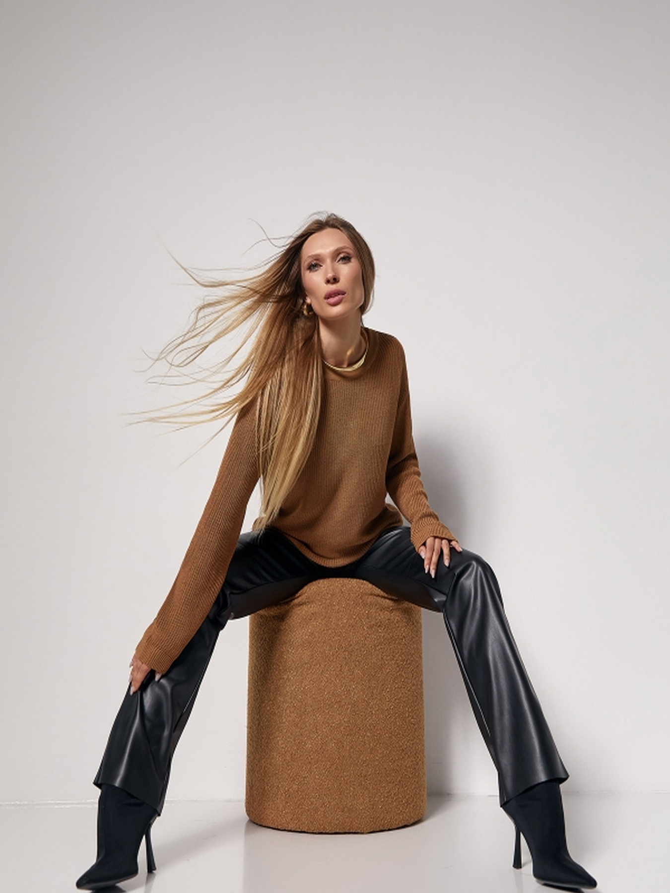 Джемпер TrikoBakh модель 2781-karamelx Фото