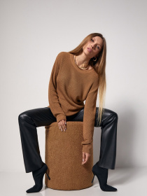 Джемпер TrikoBakh модель 2781-karamelx Фото