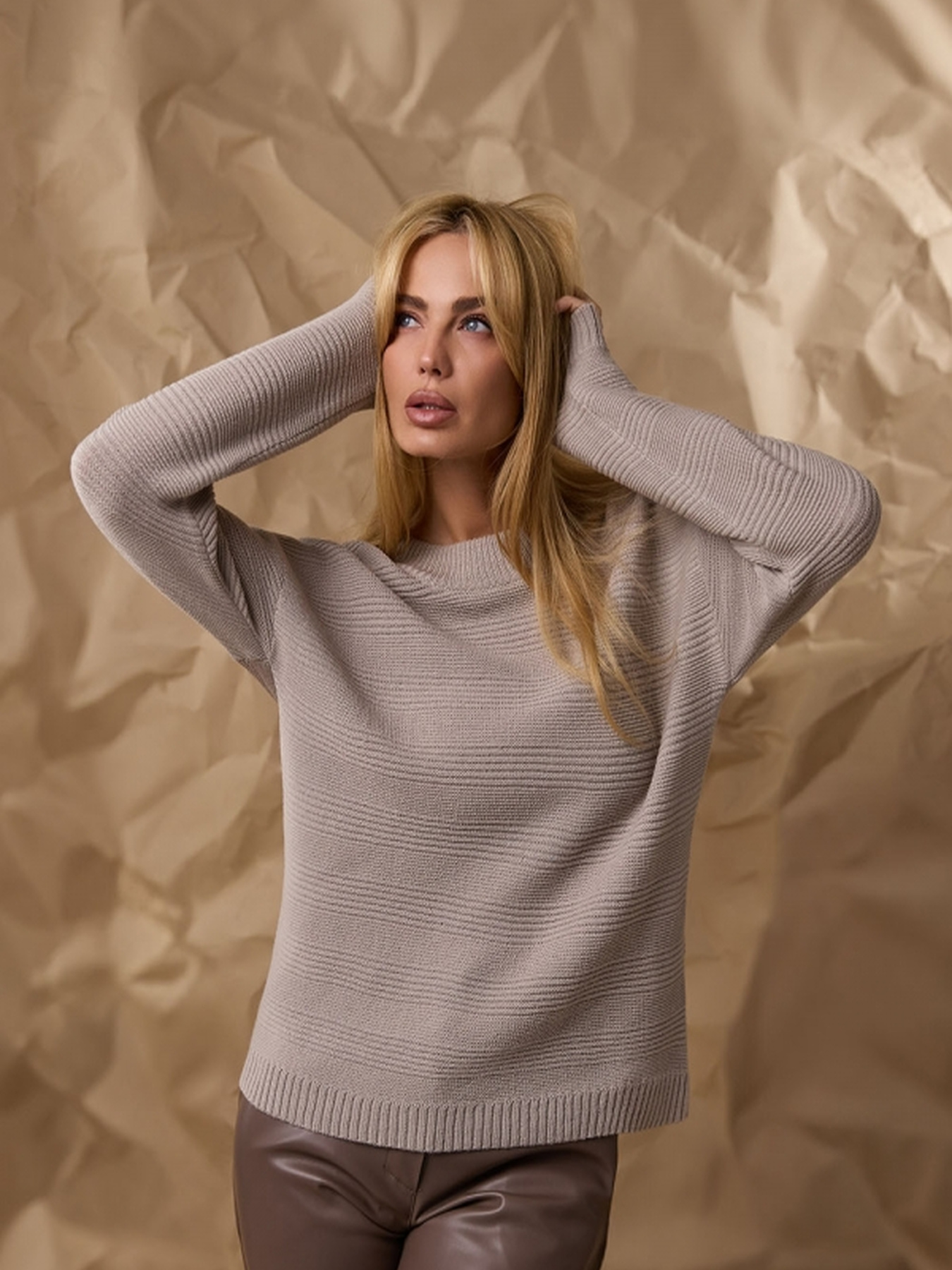 Джемпер TrikoBakh модель 2771-naturalxnij Фото