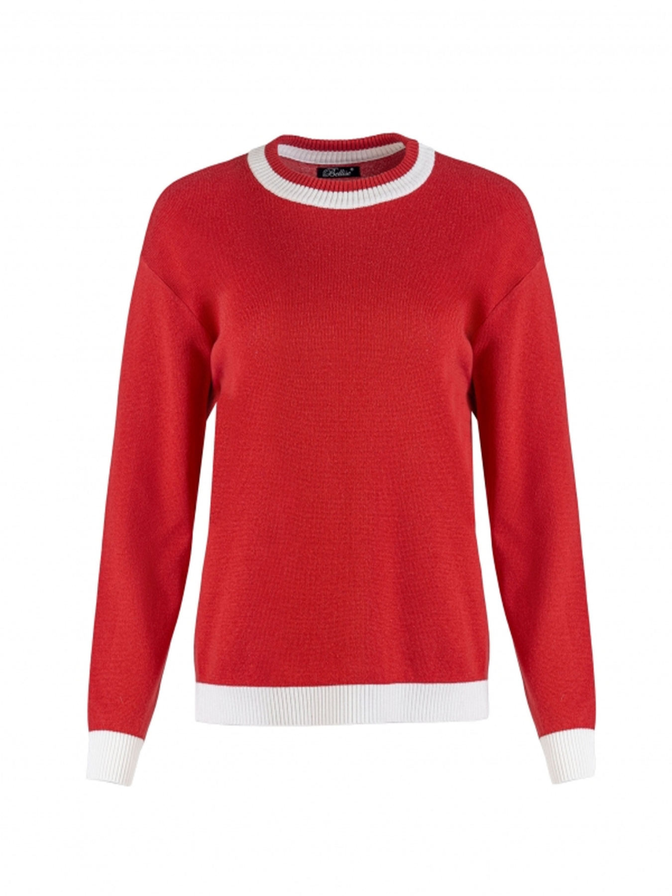 Джемпер TrikoBakh модель 2763-chervonij-z-blim Фото