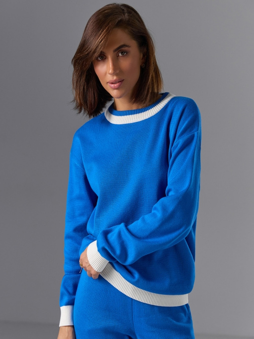 Джемпер TrikoBakh модель 2763-sinj-z-blim Фото