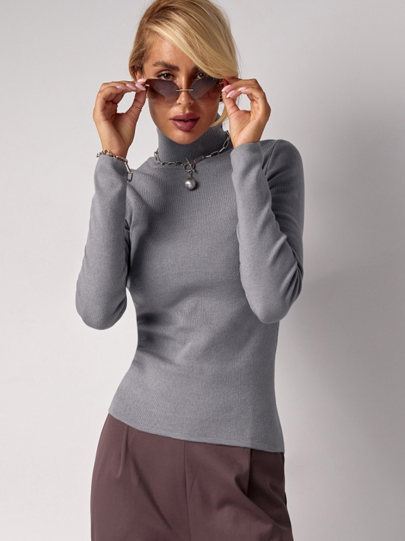 Водолазка TrikoBakh модель 2794-srij Фото