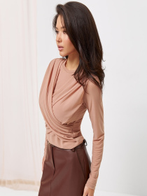 Лонгслив TrikoBakh модель 3029-bezhevij Фото