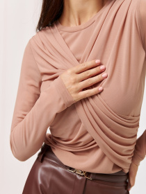 Лонгслив TrikoBakh модель 3029-bezhevij Фото