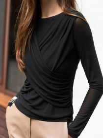 Лонгслив TrikoBakh модель 3029-chornij Лонгслив TrikoBakh модель 3029-chornij Фото