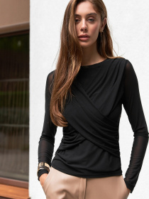 Лонгслив TrikoBakh модель 3029-chornij Лонгслив TrikoBakh модель 3029-chornij Фото