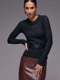 Джемпер TrikoBakh модель 2777-chornij Фото