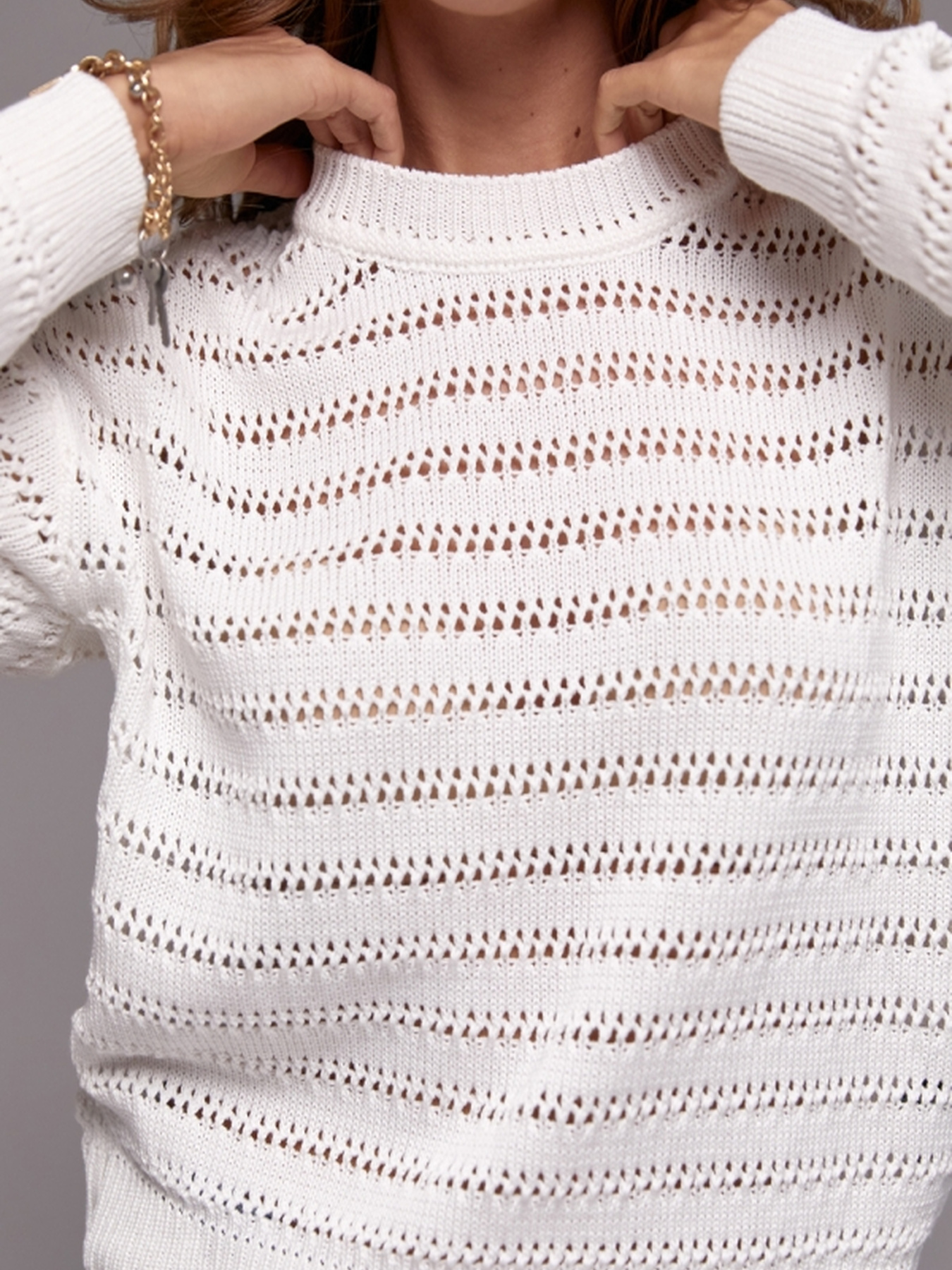 Джемпер TrikoBakh модель 2754-molochnij Фото