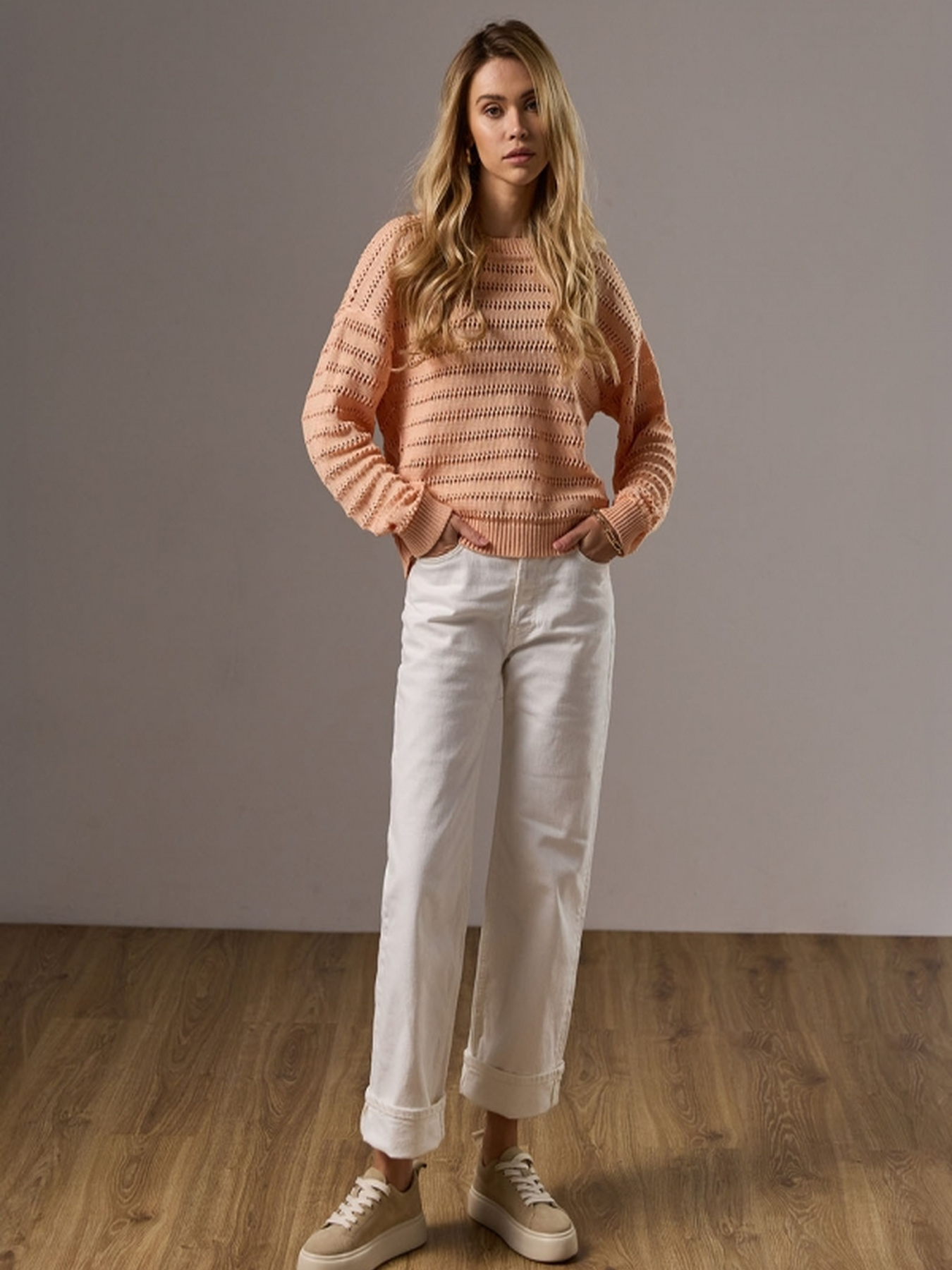 Джемпер TrikoBakh модель 2754-persikovij Фото