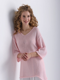 Джемпер TrikoBakh модель 2728-bldo-rozhevij Фото