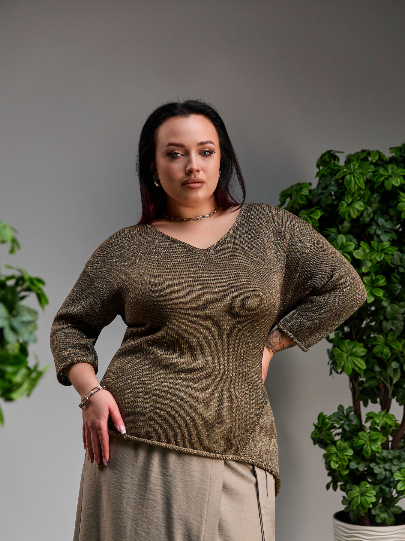 Джемпер TrikoBakh модель 2728-bronzovij Фото