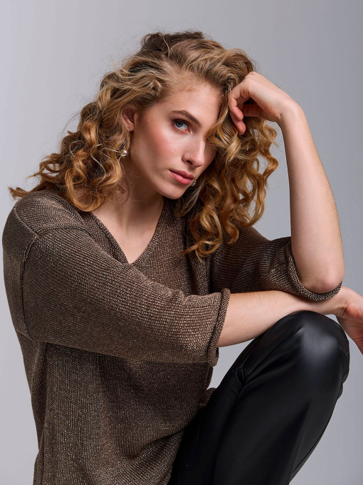 Джемпер TrikoBakh модель 2728-bronzovij Фото