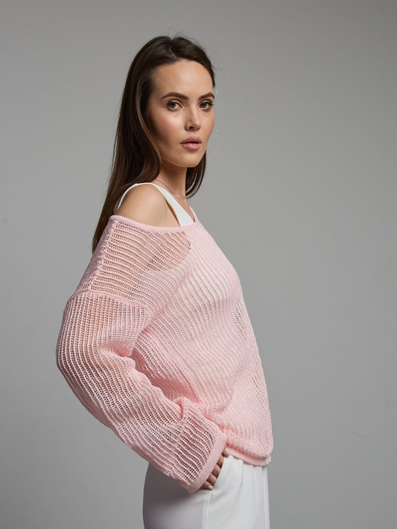 Джемпер TrikoBakh модель 2734-bldo-rozhevij Фото