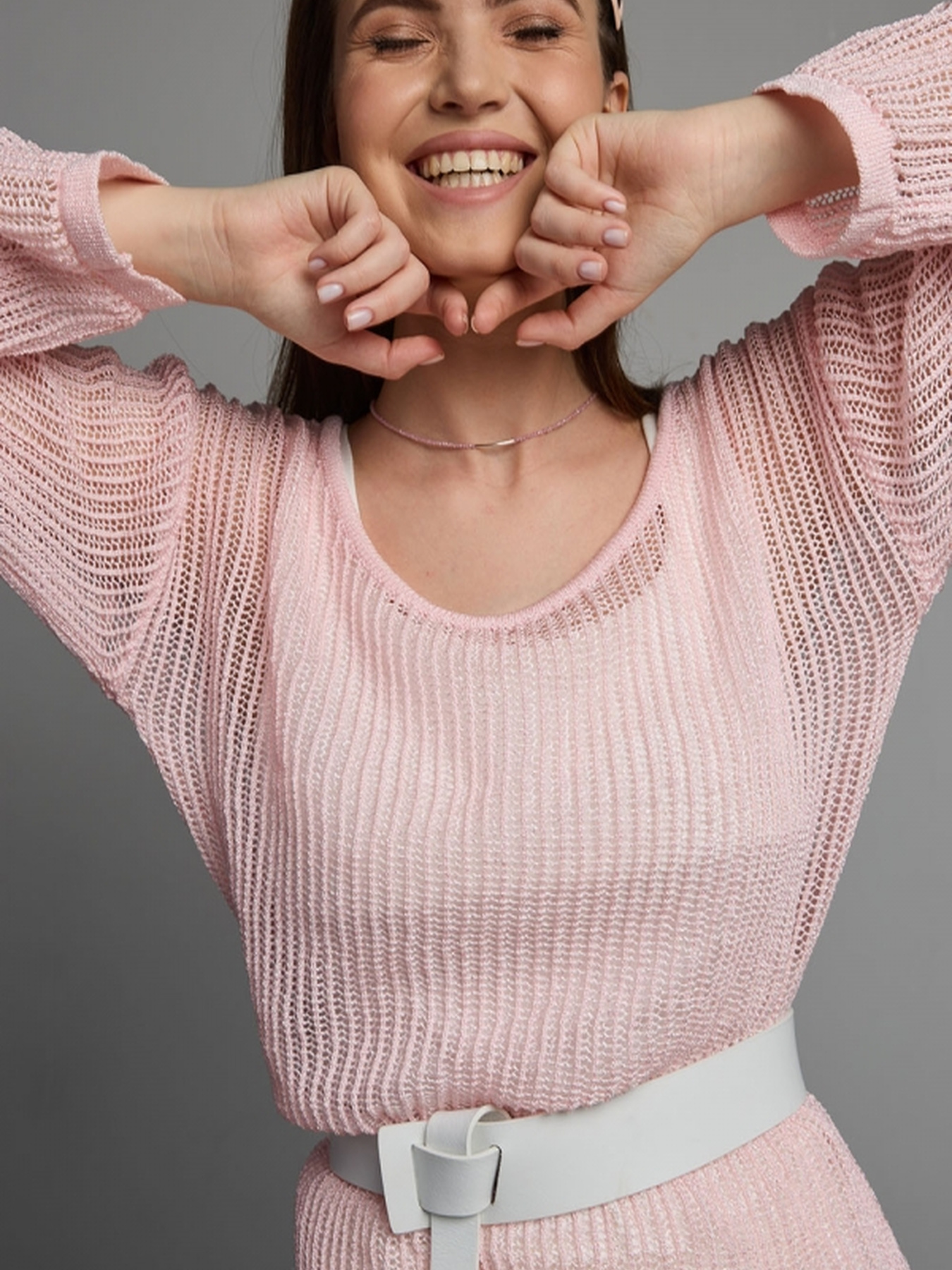 Джемпер TrikoBakh модель 2734-bldo-rozhevij Фото