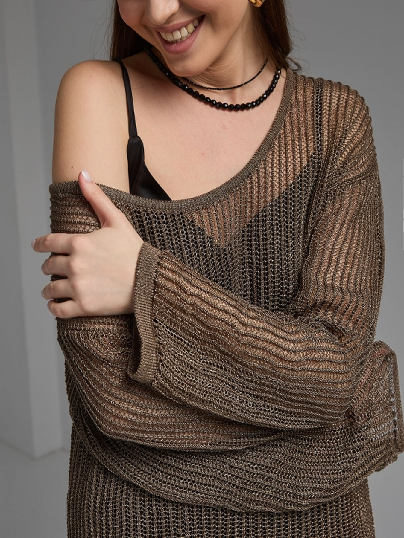 Джемпер TrikoBakh модель 2734-bronza Фото