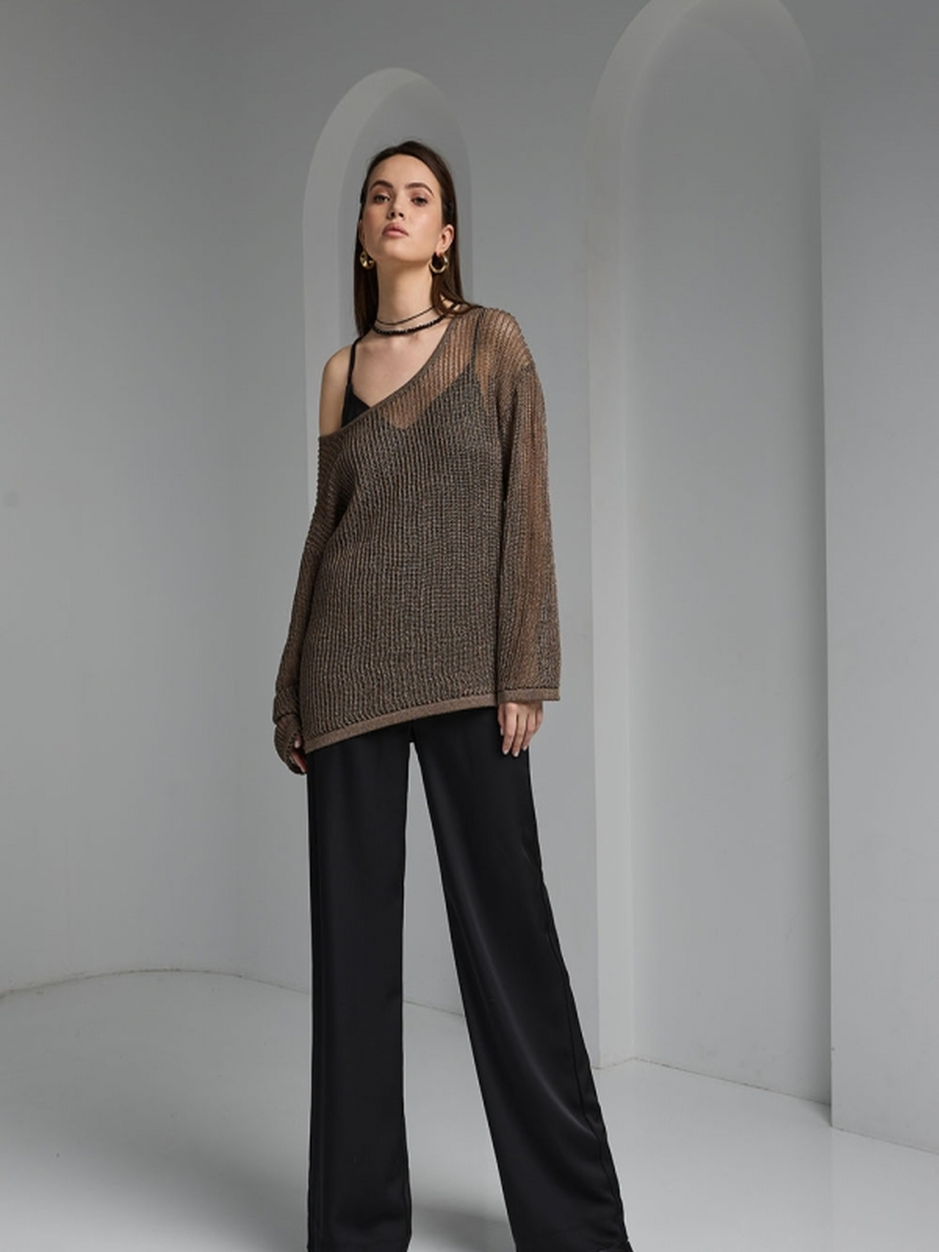 Джемпер TrikoBakh модель 2734-bronza Фото