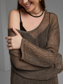 Джемпер TrikoBakh модель 2734-bronza Фото