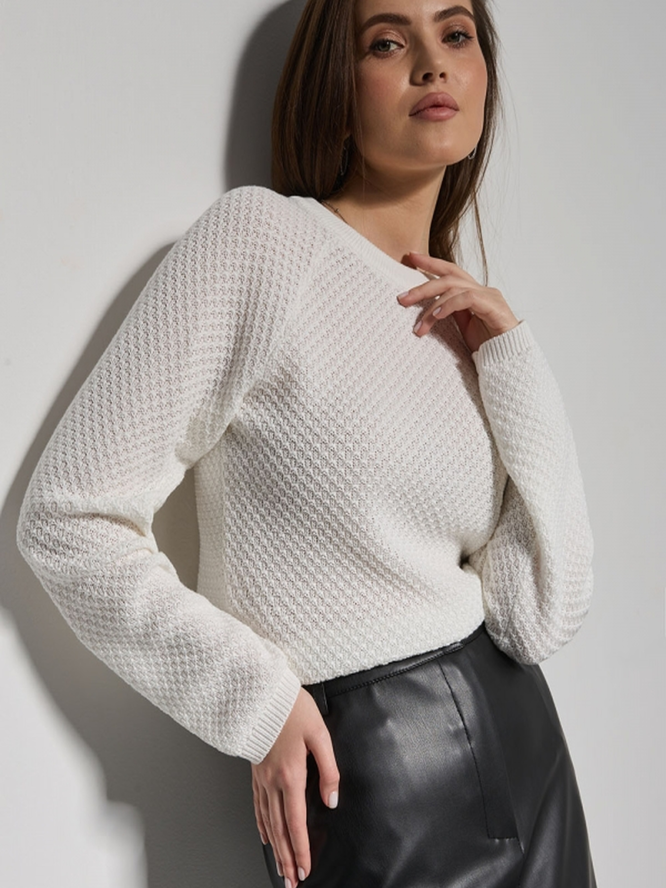 Джемпер TrikoBakh модель 2731-moloko Фото