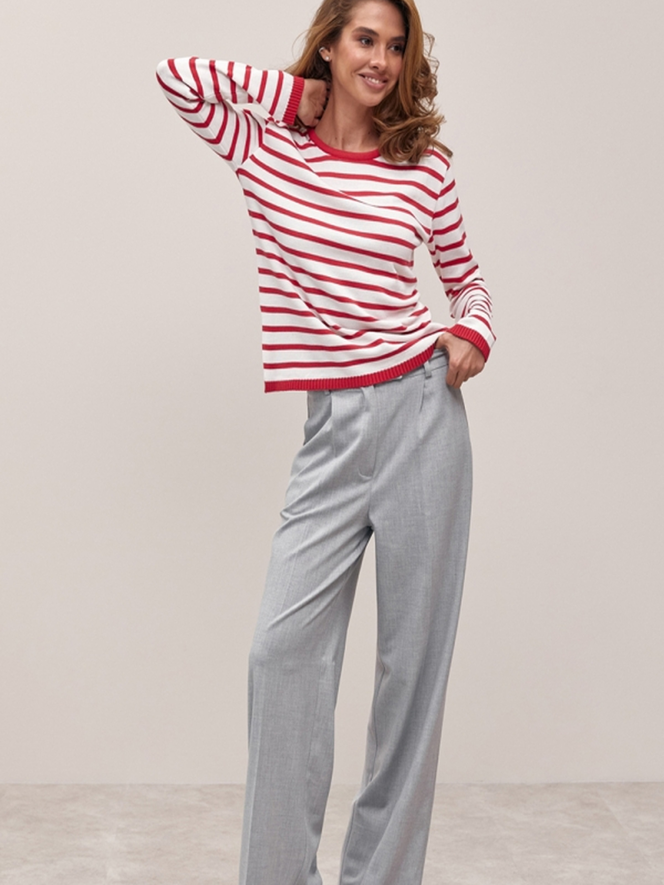 Джемпер TrikoBakh модель 2749-koral-moloko Фото