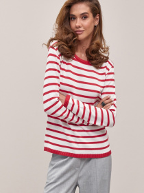 Джемпер TrikoBakh модель 2749-koral-moloko Фото