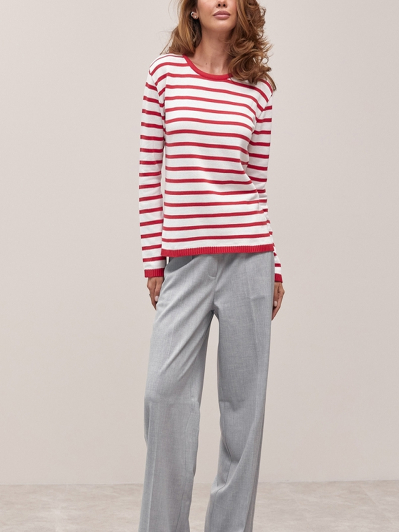 Джемпер TrikoBakh модель 2749-koral-moloko Фото