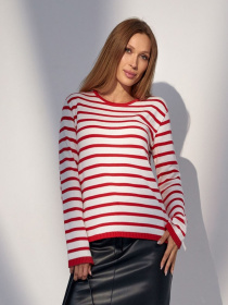 Джемпер TrikoBakh модель 2749-koral-moloko Фото