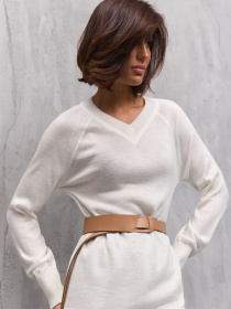 Джемпер TrikoBakh модель 2712-molochnij Фото