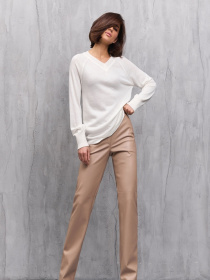 Джемпер TrikoBakh модель 2712-molochnij Фото