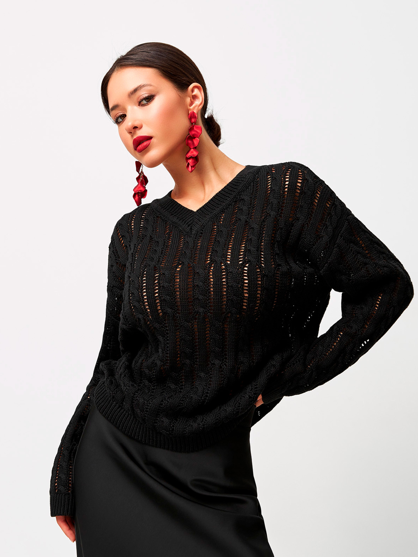 Джемпер TrikoBakh модель 2721-chornij Фото