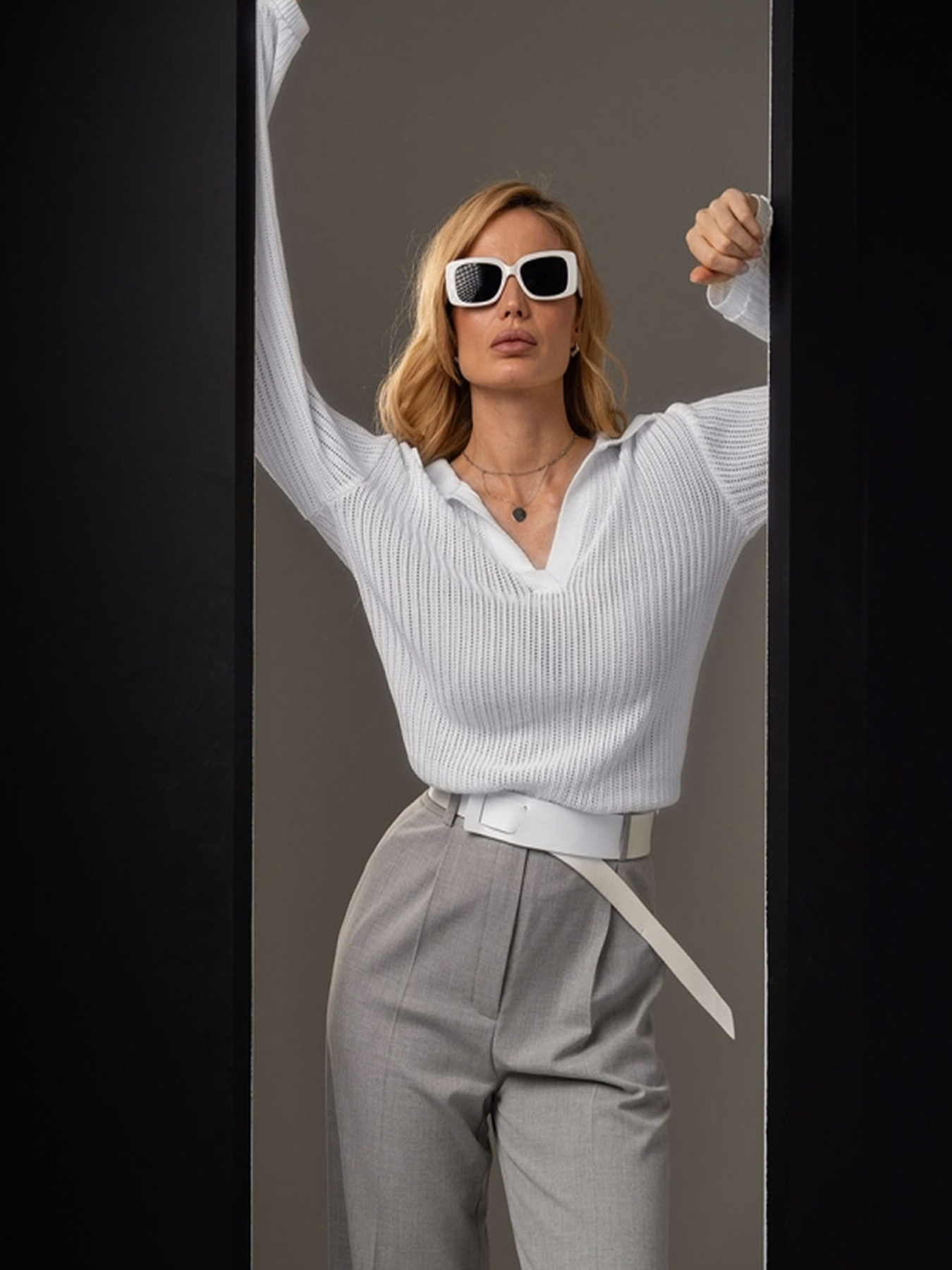 Джемпер TrikoBakh модель 2717-blij Фото