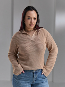 Джемпер TrikoBakh модель 2717-rozhevij-bezh Фото