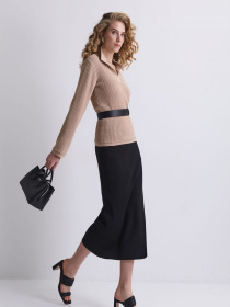 Джемпер TrikoBakh модель 2717-rozhevij-bezh Джемпер TrikoBakh модель 2717-rozhevij-bezh Фото