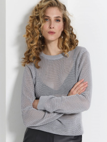 Джемпер TrikoBakh модель 2544-stalevij Джемпер TrikoBakh модель 2544-stalevij Фото