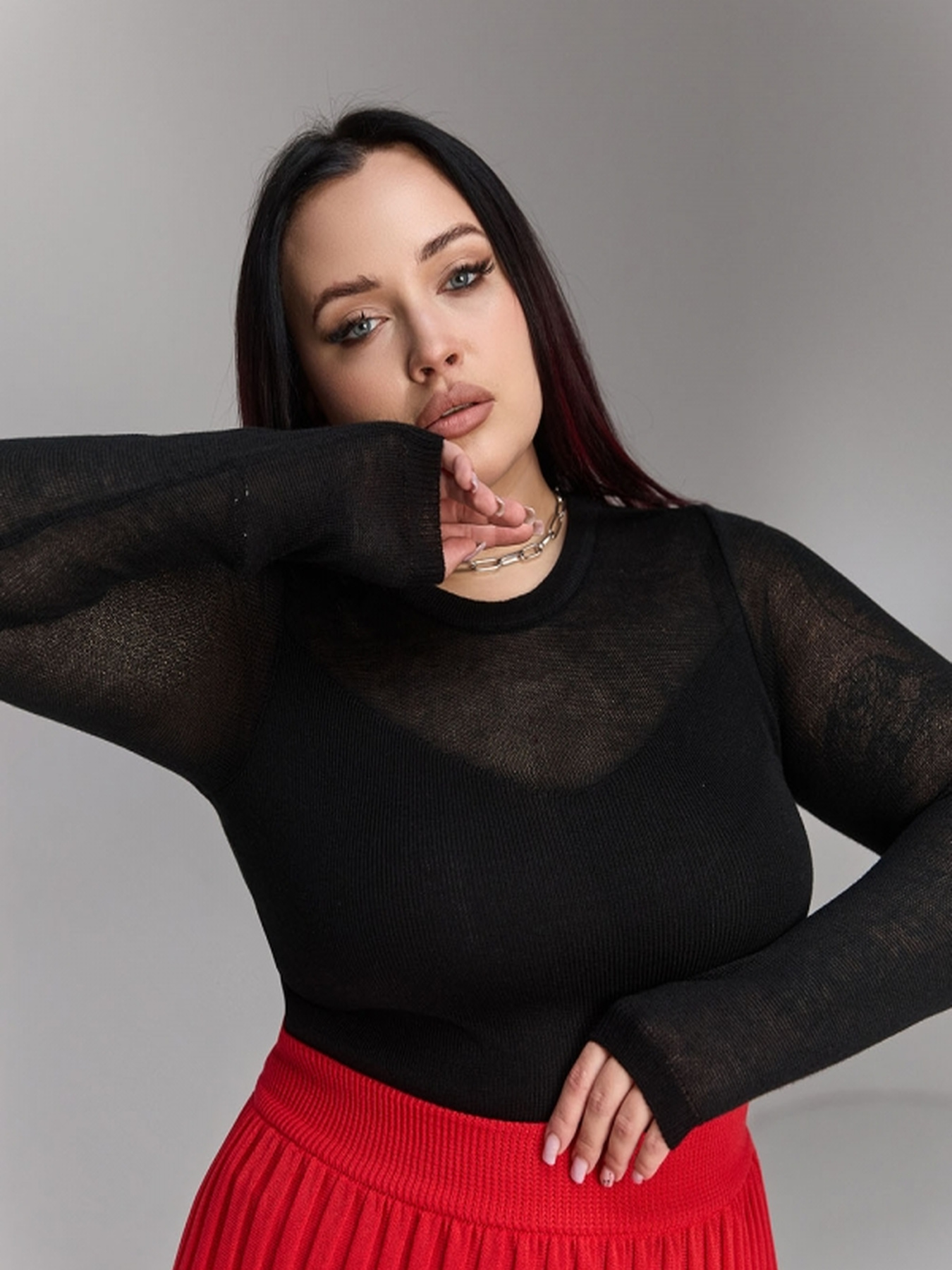 Лонгслив TrikoBakh модель 2726-chornij Фото