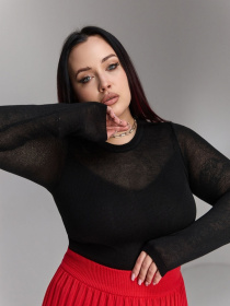 Лонгслив TrikoBakh модель 2726-chornij Фото