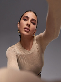 Лонгслив TrikoBakh модель 2726-rozhevij-bezh Фото