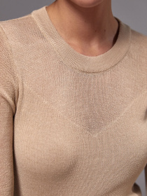 Лонгслив TrikoBakh модель 2726-rozhevij-bezh Фото