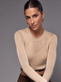 Лонгслив TrikoBakh модель 2726-rozhevij-bezh Фото