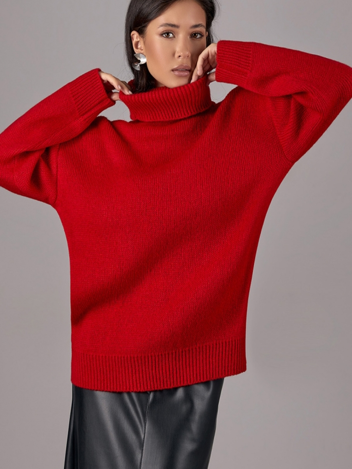 Свитер TrikoBakh модель 2801-chervonij Фото