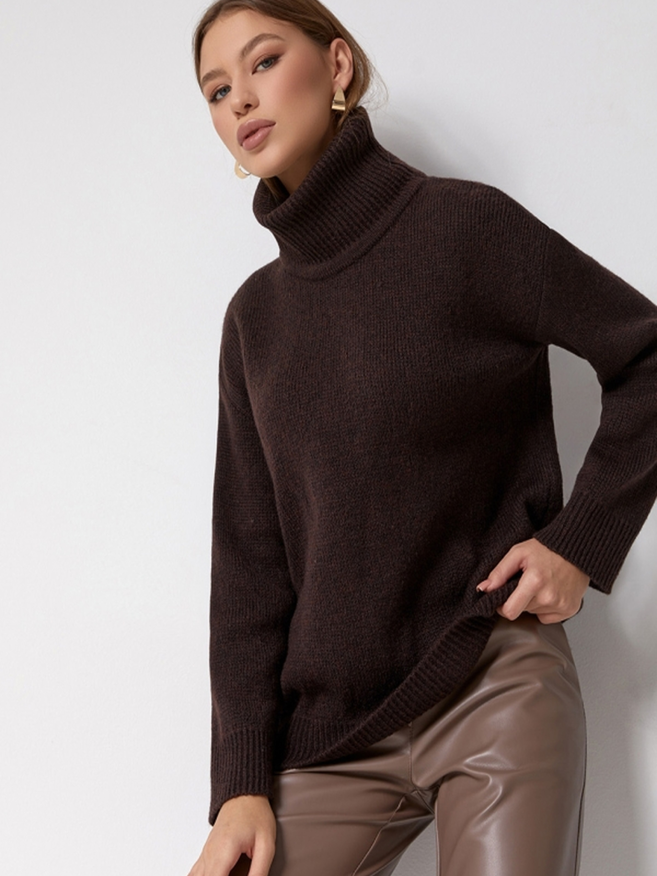 Свитер TrikoBakh модель 2801-shokoladnij Фото