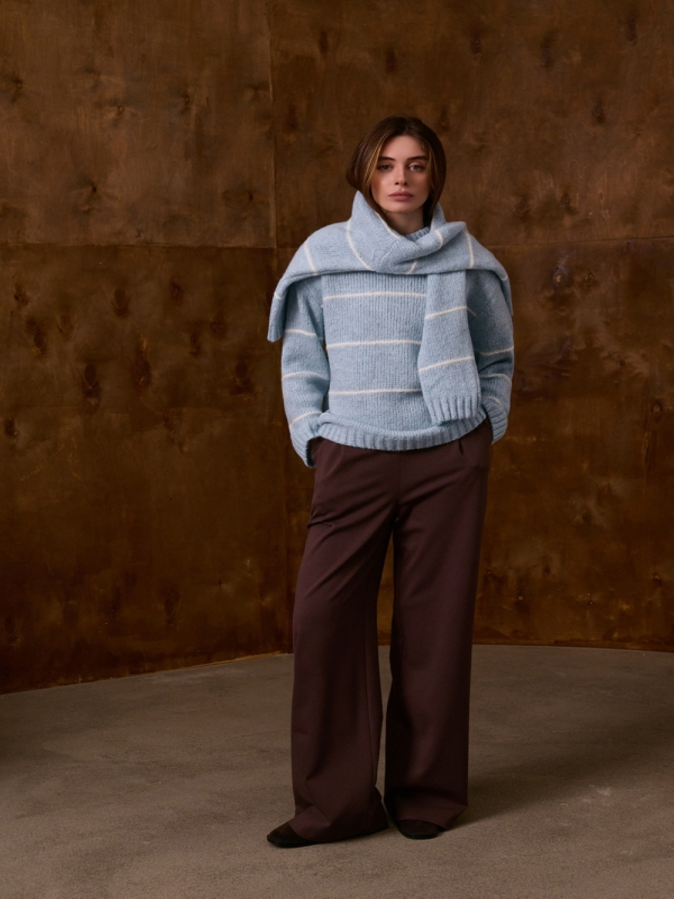 Джемпер TrikoBakh модель 2809-blakitnij-blij Фото