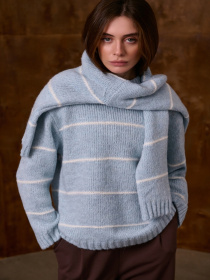 Джемпер TrikoBakh модель 2809-blakitnij-blij Фото