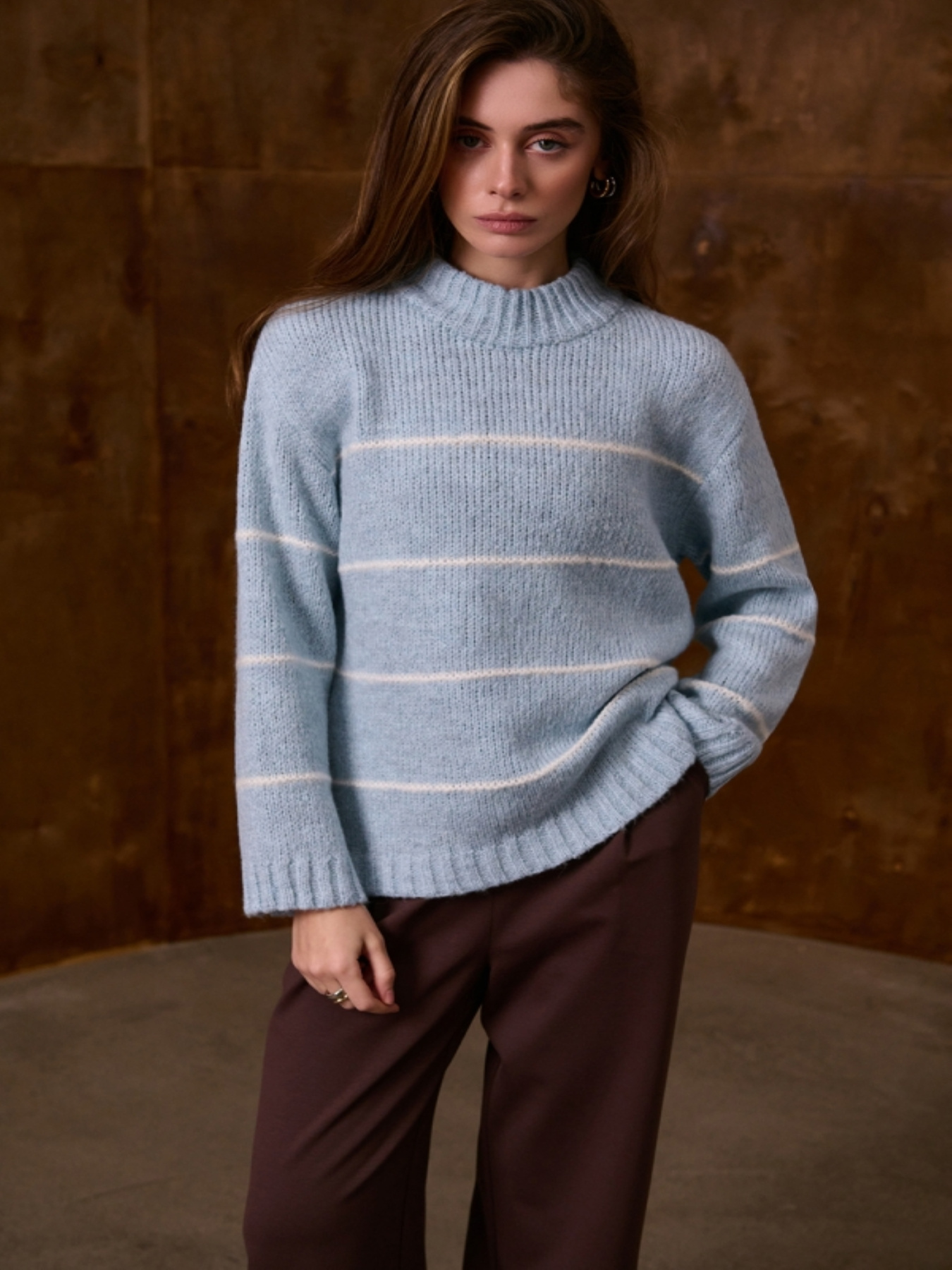 Джемпер TrikoBakh модель 2809-blakitnij-blij Фото