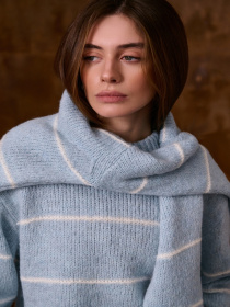 Джемпер TrikoBakh модель 2809-blakitnij-blij Фото